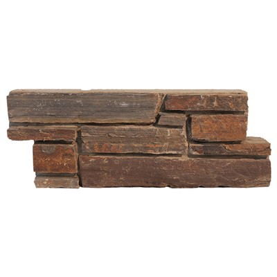 素朴な 8 cm の天然片岩レンガ